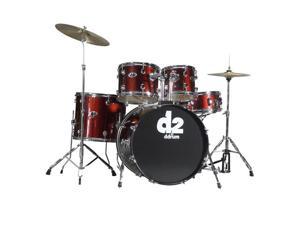    ddrum D2 5pc Drum Set with Hdwr & Cymbals   Blood Red