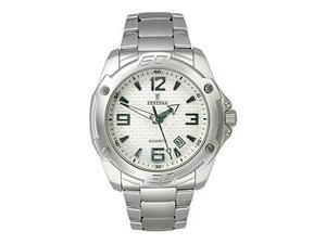   Steel Collection Gift Set Textured White Dial Mens watch #F16386/1