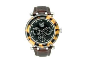 D&G Dolce & Gabbana Jesse J Multifunction Black Dial Men's watch #DW0573