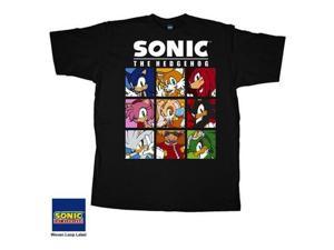    SEGA Sonic the Hedgehog Sonic X Gang Mens Tee Shirt