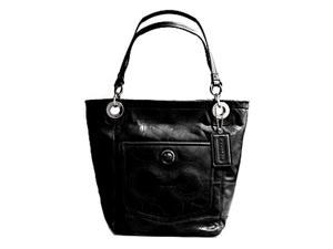    Coach Alex Stitched Patent Leather Bucket Shoulder Bag 