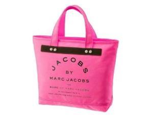      Marc By Marc Jacobs Canvas Jacobs Book Shopper Tote Hot Pink