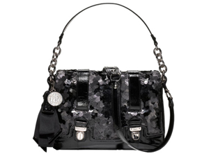 Coach Limited Edition Poppy Pop Sequin Pushlock Flap Shoulder Bag 