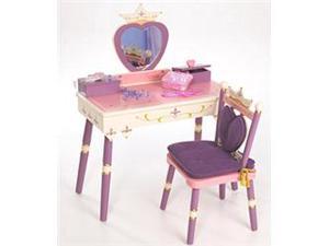 Levels Of Discovery Princess Vanity Table & Chair set