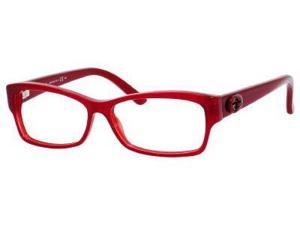   com   Gucci 3203 Eyeglasses In Color Red Glitter (0O6A) Size 53/13/135