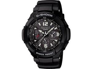    Casio GW3000BB 1A Black Resin G Shock G Aviation Strap