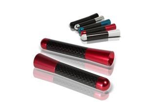    Spyder Auto Carbon Fiber Antenna 3 inch   Red