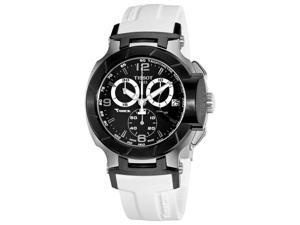    Tissot T Sport T Race Mens White Strap Chronograph Watch 