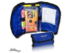    Auto Accident/Emergency Car Kit With Camera, Tape Measure 