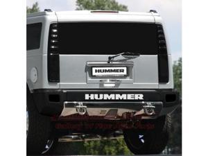 Hummer H2 Rear Bumper Letters Insert White