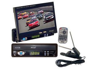 Pyle   7" TFT Single DIN Motorized Monitor With Tv Tuner