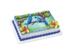    A Birthday Place Rio Blu and Jewel Cake Topper