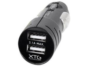 Ultra Compact Dual USB Car Charger   2.1A Output