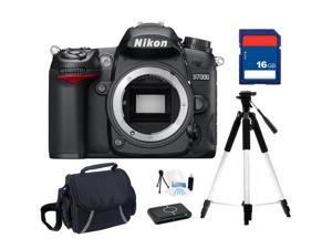 Nikon D7000 16.2MP DX Format CMOS Digital SLR Camera   Body Only, Beginner's Bundle Kit, 25468