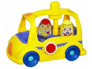 Playskool Weebles On The Bus Playset Wobble As They Ride