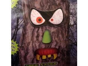 PMG Evil Eyes Tree Faces Spooky Light Up LED Halloween Tree Face Bloodshot