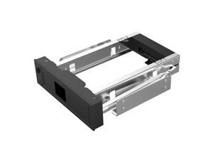 ORICO Tool Free 3.5 inch SATA to 5.25 Stainless Bracket HDD Frame Mobile Rack Internal HDD Case CD-ROM Space Internal Hard Driver Mounting Bracket Adapter -Black