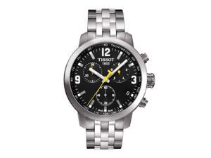 Tissot Steel Strap Black Dial Men's Quartz Watch   T055.417.11.057.00