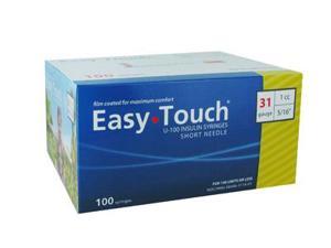 Easy Touch Insulin Syringes 31 Gauge 1cc 5/16 in - 100 ea - Newegg.com