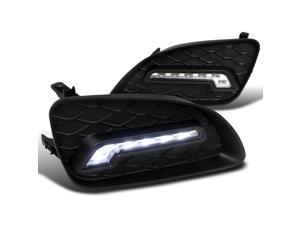 Toyota Camry Front Bumper Fog Light Led Drl Daytime Running Light Kit