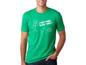 Stick Figure Got Your Back Bro T Shirt Funny Graphic Tee M