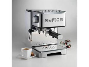 Viante Café Amici CAF 01E Stainless Steel 16 Bar Pump Espresso Maker For Ground Coffee / Pods
