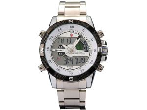 Shark Men's Military Digital LCD Analog Chronograph Watch