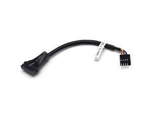 USB 2.0 9 Pin / 10 pin Header Male to Motherboard USB 3.0 20 Pin / 19 pin Female Cable Adapter Converter 10cm
