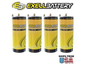 4pc Exell EBR40 Replacement Battery For 7111 HR-40 EN6 DRY1725