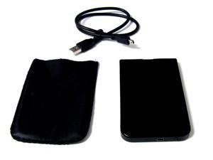 USB 2.0 2.5" SATA Hard Disk Drive HDD Black Enclosure/Case #B