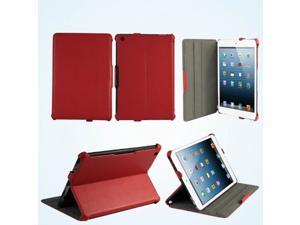 Bear Motion ® Premium Folio Case for iPad Mini 7.9" / the 7.9 Inch Mini iPad Cover (Support Smart Cover Function)   Red DW