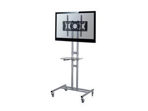 Vivo STAND TV01C TV Cart/Stand for LCD, LED, Plasma, Flat Panel TVs with 3" Wheels, mobile fits 32" to 50"