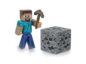 Minecraft Overworld 2.75 Action Figure with Accessory   Core Steve