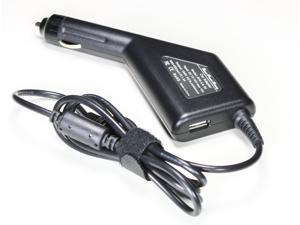 Super Power Supply® DC Car Laptop Adapter Charger Cord with USB Port for Asus Eee Pc 1005HAB 001p 1001px 1005 1005ha 1005hab 1005pe 1008p Compatible 90 XB02OAPW00100Q Notebook Battery Plug