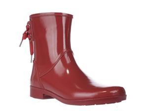 red michael kors boots