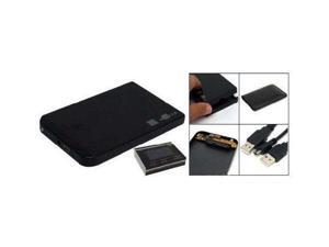 2.5" Inch Sata USB 2.0 Hard Drive HDD Enclosure External Laptop Disk - Black