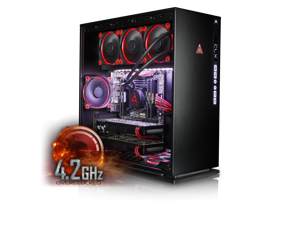 CybertronPC CLX Set High Performance Gaming PC-Liquid Cooled Intel i9 7900X 3.3GHz 64GB DDR4 4TB HDD 480GB SSD DUAL NVIDIA GeForce GTX 1080 8GB in SLI MS Win 10  (VR Ready)