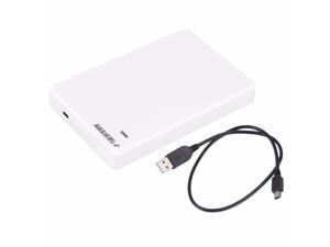 HDD Enclosure Tool-Free USB 3.0 SATA HDD SSD Enclosure HDD External 2.5'' Case Mobile Box White