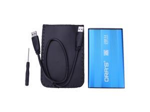 USB 3.0 SATA 2.5 inch USB 2.0 External HDD Hard Disk Drive HD Enclosure / Case Box Aluminum SATA Hard Drive Enclosure