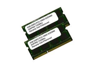8GB KIT 256x8 (2x4GB) DDR3 1333MHZ PC3-10600 204Pin SODIMM Memory