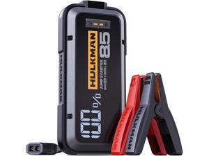 HULKMAN Alpha85 Jump Starter 2000 Amp 20000mAh Car Starter for up to 8.5L Gas and 6L Diesel Engines with LED Display 12V Lithium Portable Car Battery Booster Pack