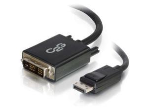 Cables To Go 54329 6FT DISPLAYPORT MALE TO SINGLE LINK DVI D MALE ADAPTER CABLE   BLACK