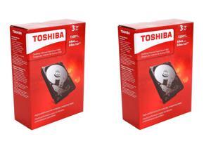 2 x TOSHIBA P300 HDWD130XZSTA 3TB 7200 SATA 6.0Gb/s 3.5" Desktop HDD 