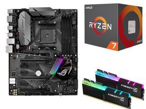 AMD Ryzen 7 1700 3.0 GHz 8-Core AM4 Processor + G.SKILL TridentZ 16GB (2 x 8GB) Desktop Memory + ASUS ROG STRIX B350-F GAMING AM4 AMD Motherboard + G.SKILL TridentZ 16GB (2 x 8GB) Desktop Memory