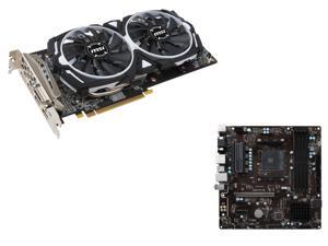 MSI Radeon RX 580 DirectX 12 RX 580 ARMOR 4G OC 4GB 256-Bit GDDR5 PCI Express 3.0 x16 HDCP Ready CrossFireX Support Video ...