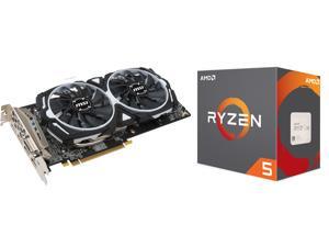 MSI Radeon RX 580 DirectX 12 RX 580 ARMOR 4G OC 4GB 256-Bit GDDR5 PCI Express 3.0 x16 HDCP Ready CrossFireX Support Video ...