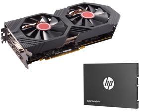 XFX GTS Black Core Edition Radeon RX 580 DirectX 12 RX-580P828D6 8GB OC+ 1405 MHz XFX Custom Backplate 256-Bit DDR5 PCI Express ...