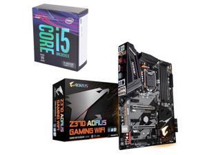 Intel Core i5-8600K Coffee Lake 6-Core 3.6 GHz (4.3 GHz Turbo) LGA 1151 (300 Series) 95W BX80684I58600K Desktop Processor, GIGABYTE Z370 AORUS GAMING WIFI (rev. 1.0) LGA 1151 (300 Series) Intel Z370 HDMI SATA 6Gb/s USB 3.1 ATX Intel MB