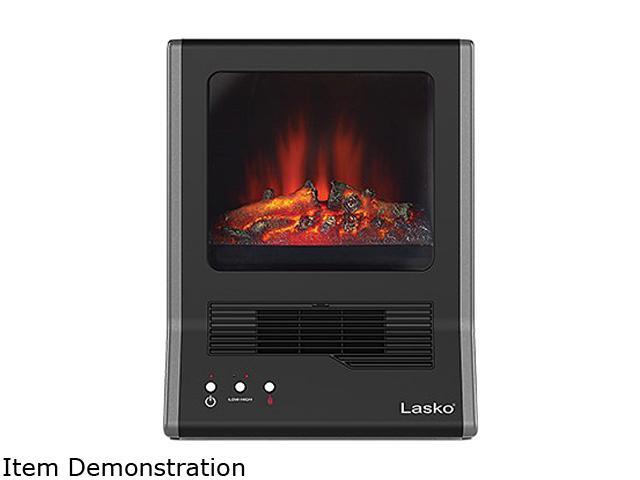 Neweggbusiness Lasko Ca20100 Ultra Ceramic Fireplace Heater Black