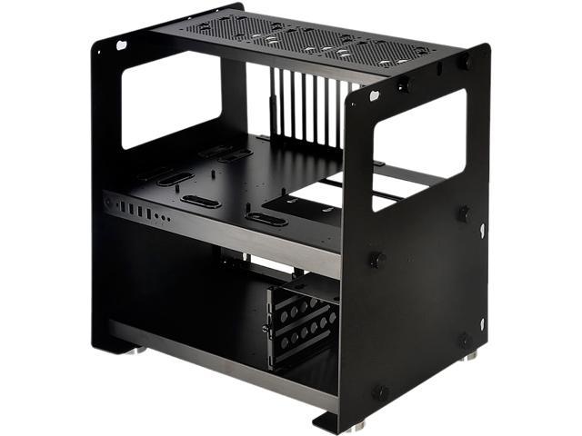 LIAN LI PC-T80X Black Aluminum ATX Open Frame Chassis Computer Case ...